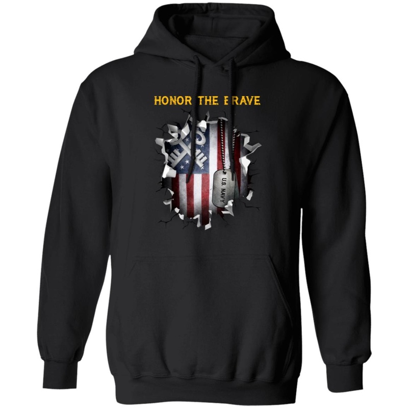U.S Navy Logistics specialist Navy LS – Honor The Brave Front Shirt