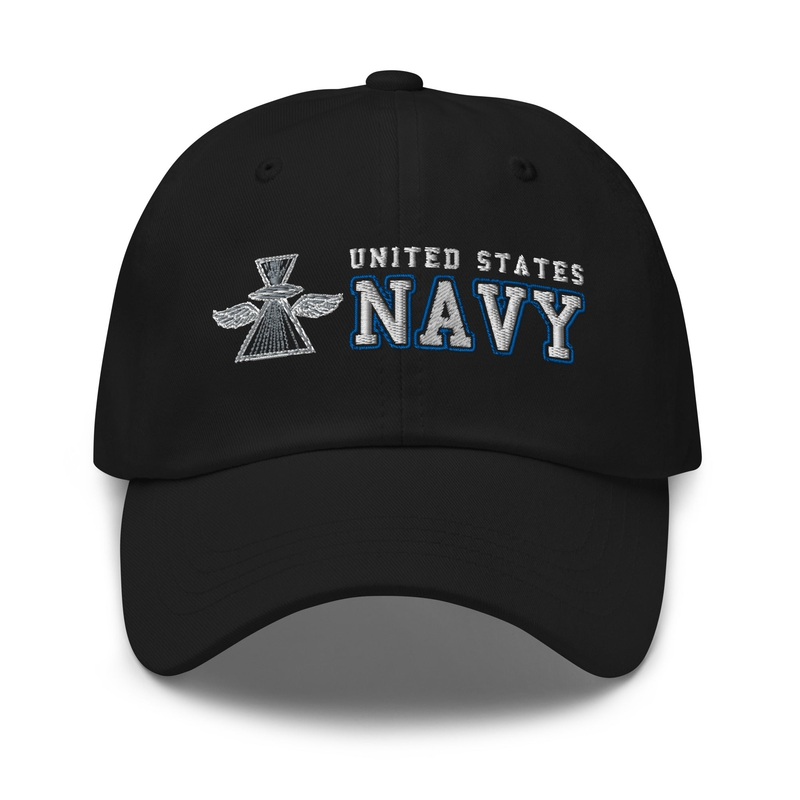 US Navy Photographer_s Mate Navy PH Ranks/Insignia Embroidered Dad Hat